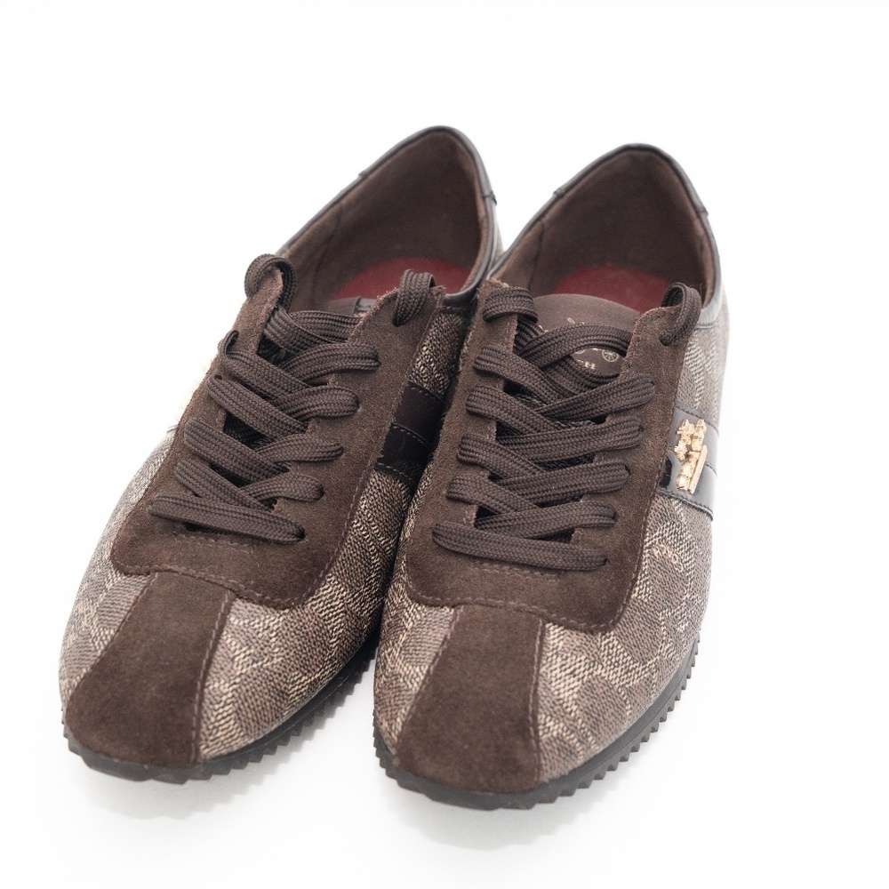 Coach. Ivy Leather Logo‎ Sneakers. - Picture 6 of 14